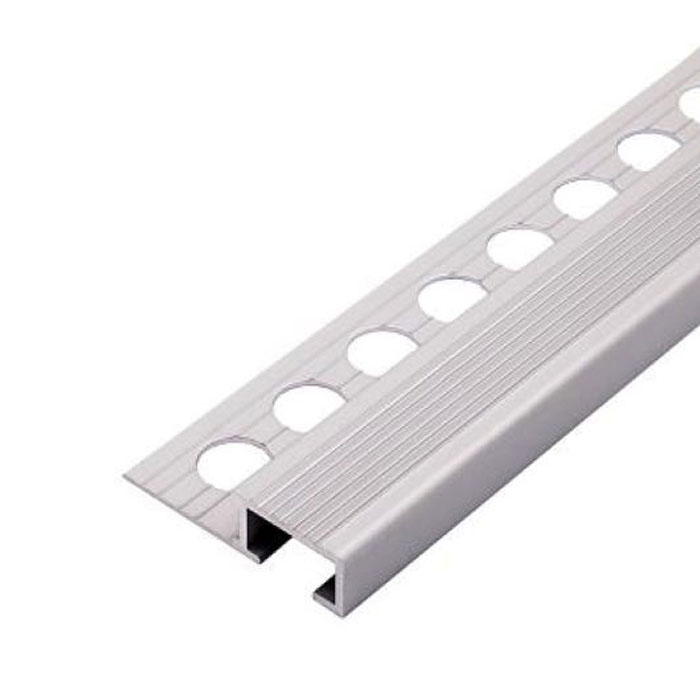 Προφίλ σκαλοπατιού αντιολισθητικό αλουμινίου